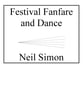 Festival Fanfare and Dance Concert Band sheet music cover